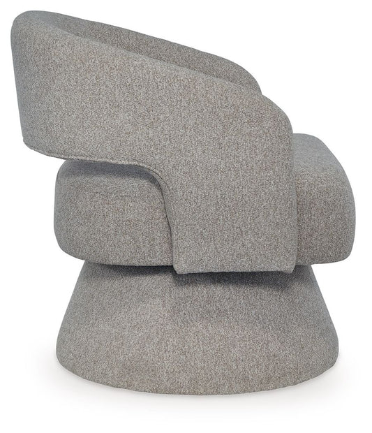 Nashkins - Swivel Accent Chair - Pebble Swivel Chairs by Signature Design by Ashley® - Walls Furniture & Mattress