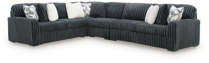 Midnight - Madness - Sectional Stationary Sectionals by Signature Design by Ashley® - Walls Furniture & Mattress