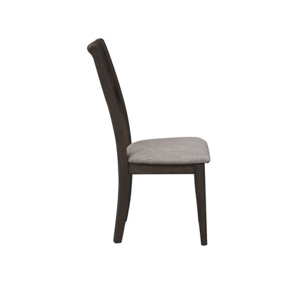 Double Bridge - Splat Back Side Chair - Dark Brown Side Chairs by Liberty Furniture - Walls Furniture & Mattress