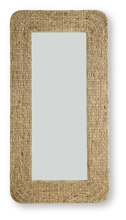 Norigan - Natural - Floor Mirror Floor Mirrors by Signature Design by Ashley® - Walls Furniture & Mattress
