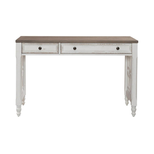 Magnolia Manor - L Writing Desk - Antique White Writing Desks by Liberty Furniture - Walls Furniture & Mattress