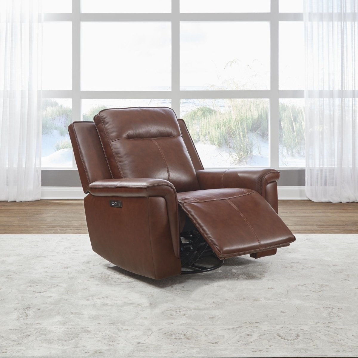 Avery - SG Recliner P2 - Cognac Reclining Chairs by Liberty Furniture - Walls Furniture & Mattress