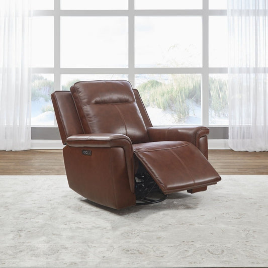 Avery - SG Recliner P2 - Cognac Reclining Chairs by Liberty Furniture - Walls Furniture & Mattress