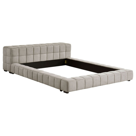 Trinity - Upholstered Platform Bed Upholstered Beds by Coaster Fine Furniture - Walls Furniture & Mattress