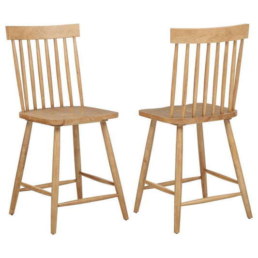 Andrews - Windsor Counter Height Dining Side Chair (Set of 2) Chair Sets by Coaster Fine Furniture - Walls Furniture & Mattress