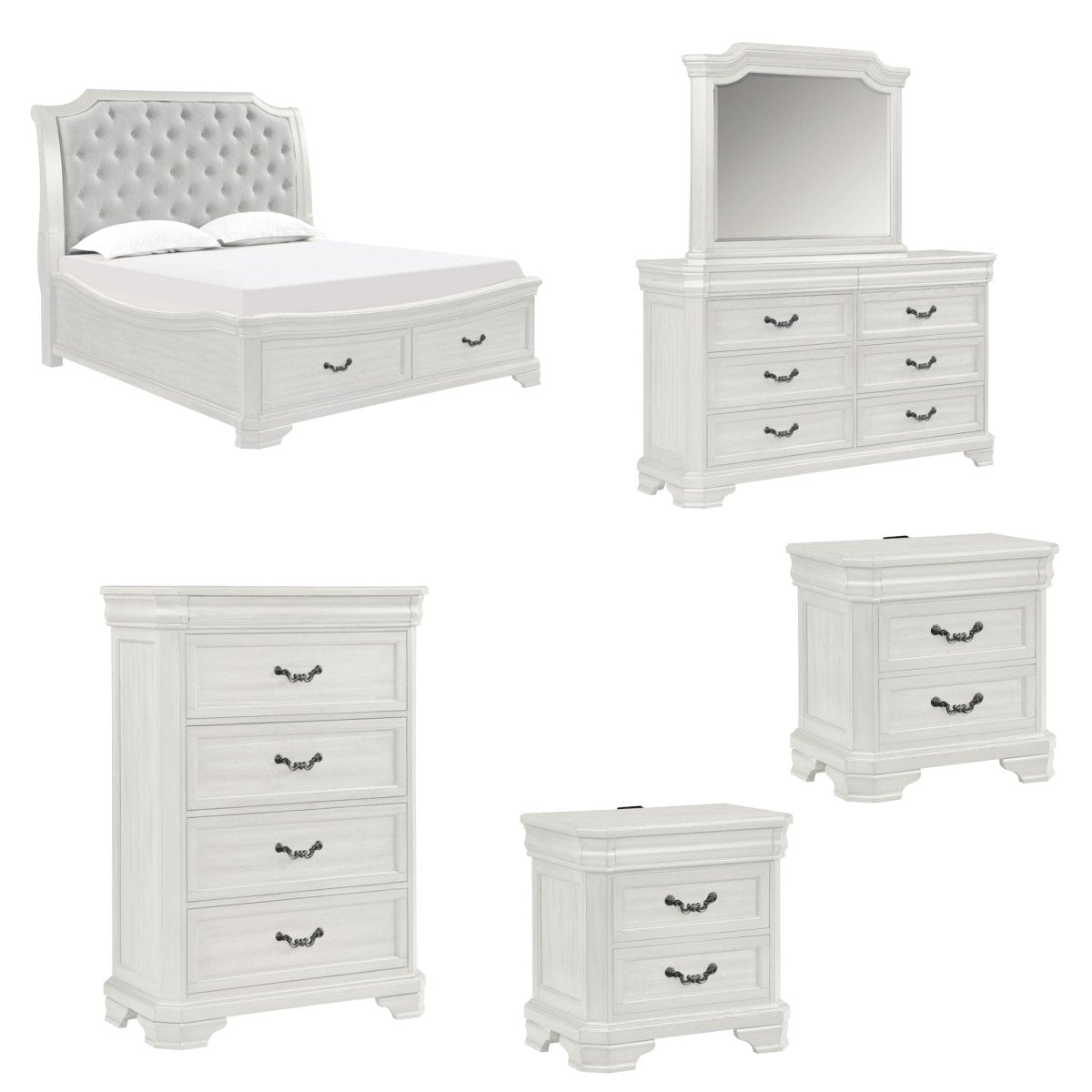 Lyndhurst - Bedroom Set 4 Piece Bedroom Sets by New Classic - Walls Furniture & Mattress
