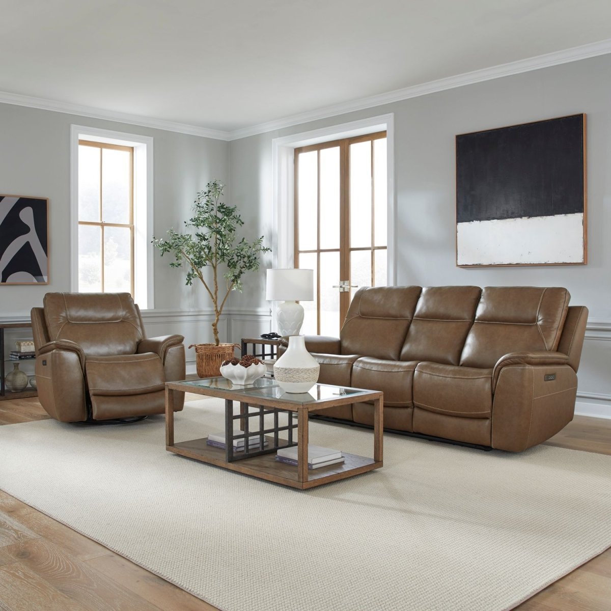 Collins - Sofa Set Reclining Sofas & Loveseats by Liberty Furniture - Walls Furniture & Mattress