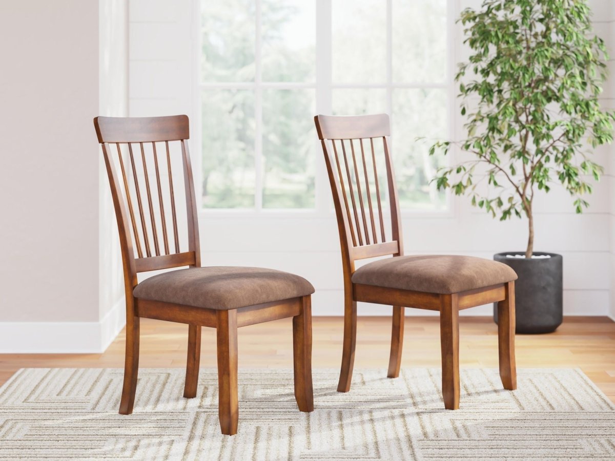 Berringer - Dining UPH Side Chair (Set of 2) - Rustic Brown Chair Sets by Ashley® - Walls Furniture & Mattress