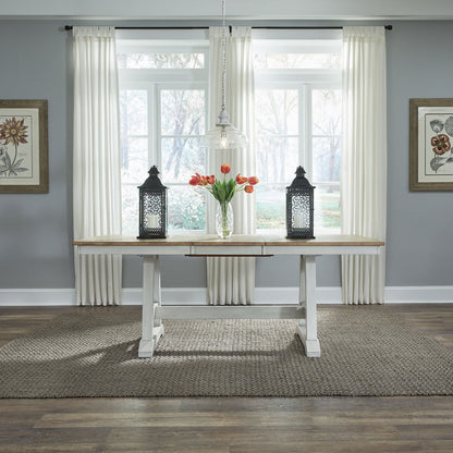 Lindsey Farm - Trestle Table Dining Tables by Liberty Furniture - Walls Furniture & Mattress