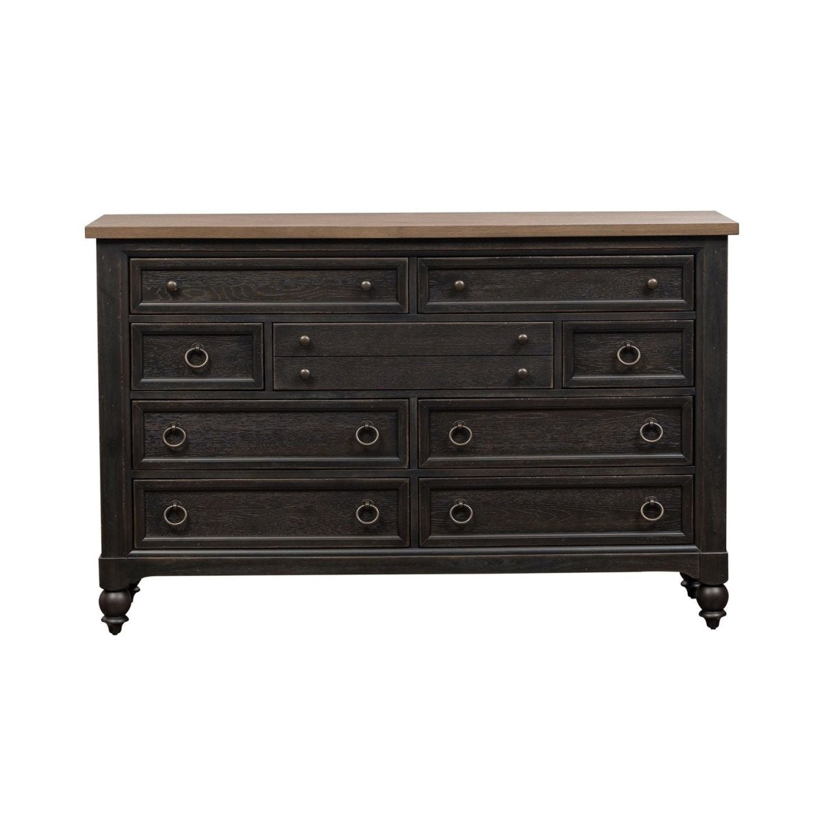Americana Farmhouse - 9 Drawer Dresser Dressers by Liberty Furniture - Walls Furniture & Mattress