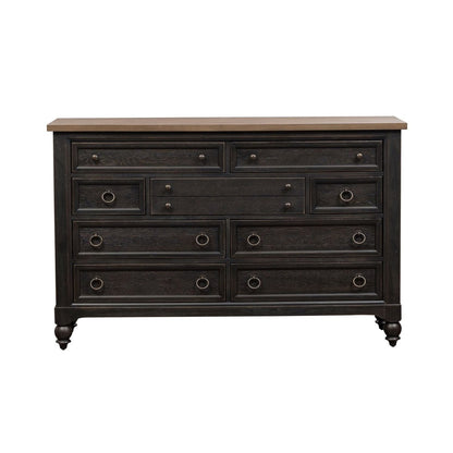 Americana Farmhouse - 9 Drawer Dresser Dressers by Liberty Furniture - Walls Furniture & Mattress