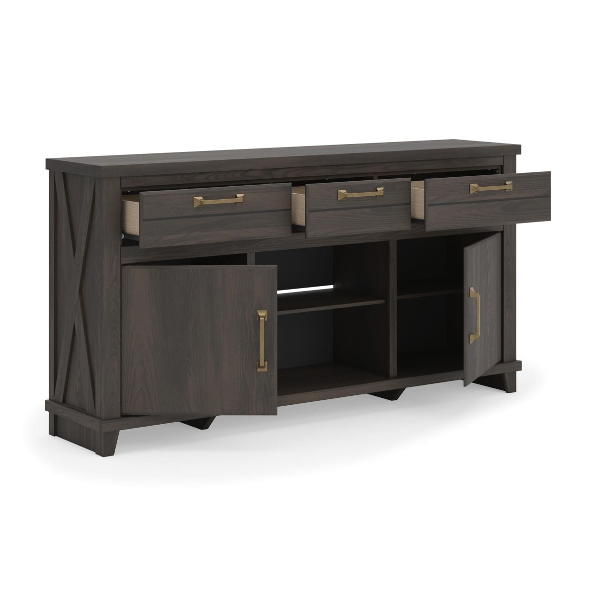 Brazen Valley - TV Stand With Fireplace Option TV Stands by Signature Design by Ashley® - Walls Furniture & Mattress