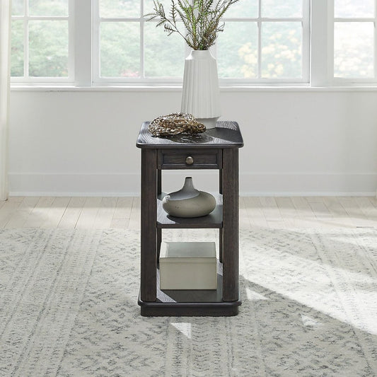 Wallace - Chair Side Table - Brown Chair Side Tables by Liberty Furniture - Walls Furniture & Mattress