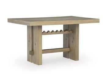 Lasinger - Rectangular Dining Room Counter Table - Light Brown Counter Tables by Signature Design by Ashley® - Walls Furniture & Mattress