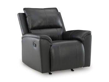 Glossmore - Black - Rocker Recliner Rocker Chairs by Signature Design by Ashley® - Walls Furniture & Mattress
