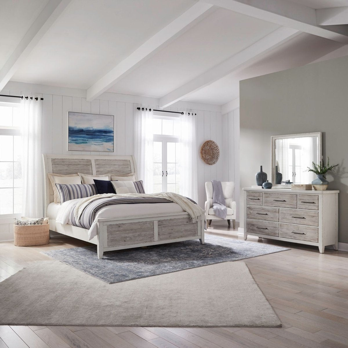 Backroads - Sleigh Bedroom Set 3 Piece Bedroom Sets by Liberty Furniture - Walls Furniture & Mattress