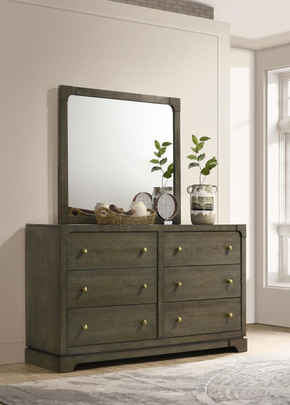 Gran Park - 6 - Drawer Dresser Cabinet Dressers by Coaster Fine Furniture - Walls Furniture & Mattress