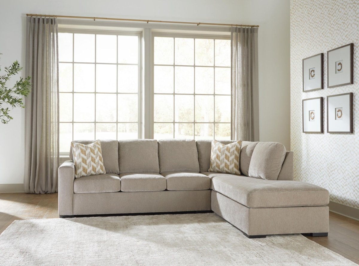 Bridgepoint - Sectional Stationary Sectionals by Signature Design by Ashley® - Walls Furniture & Mattress