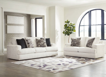 Karinne - Living Room Set Stationary Chair & Ottoman by Signature Design by Ashley® - Walls Furniture & Mattress