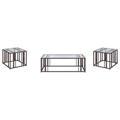 Adri - Coffee And End Table Set Table Sets by Coaster Fine Furniture - Walls Furniture & Mattress