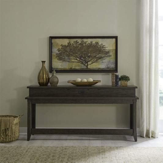 Paradise Valley - Console Bar Table - Saddle Brown Console Tables by Liberty Furniture - Walls Furniture & Mattress