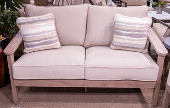 Harmony Headlands - Natural / Gray - Loveseat With Cushion Loveseats by Signature Design by Ashley® - Walls Furniture & Mattress