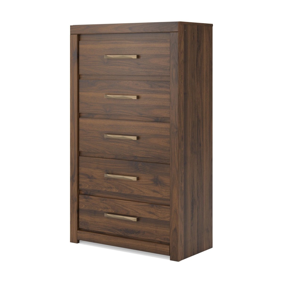Janfyn - Five Drawer Chest - Brown Accent Chests by Signature Design by Ashley® - Walls Furniture & Mattress