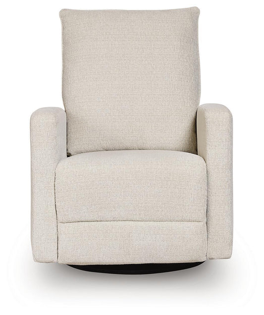 Oaklynn-Manor - Swivel Glider Recliner - Canvas Swivel Glider Chairs by Signature Design by Ashley® - Walls Furniture & Mattress