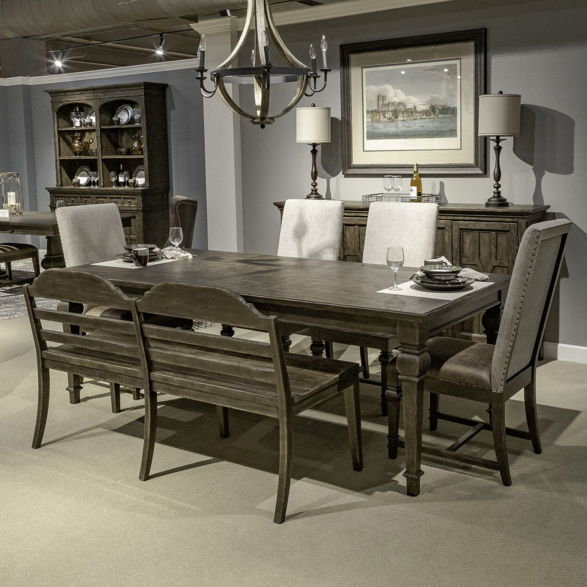 Paradise Valley - Opt Rectangular Table Set