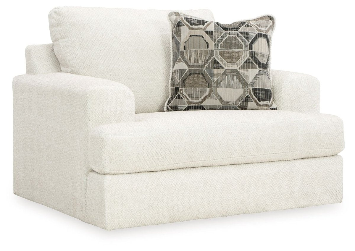 Karinne - Living Room Set Stationary Chair & Ottoman by Signature Design by Ashley® - Walls Furniture & Mattress