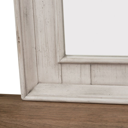Farmhouse Reimagined - Dresser & Mirror - White Dresser & Mirror by Liberty Furniture - Walls Furniture & Mattress