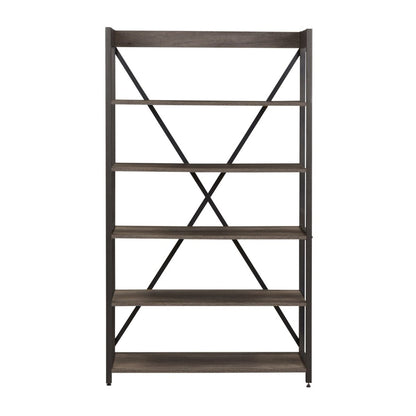 Tanners Creek - Bookcase - Dark Gray Standard Bookcases by Liberty Furniture - Walls Furniture & Mattress