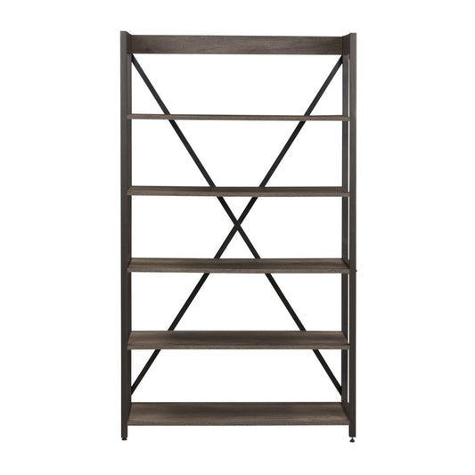 Tanners Creek - Bookcase - Dark Gray Standard Bookcases by Liberty Furniture - Walls Furniture & Mattress