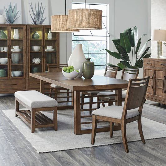Shaker Lakes - Optional Double Pedestal Table Set 5 Piece Dining Room Sets by Liberty Furniture - Walls Furniture & Mattress