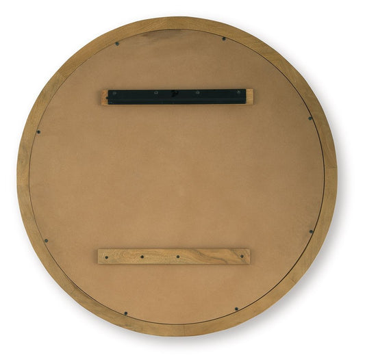 Yadiel - Brown - Accent Mirror Accent Mirrors by Signature Design by Ashley® - Walls Furniture & Mattress