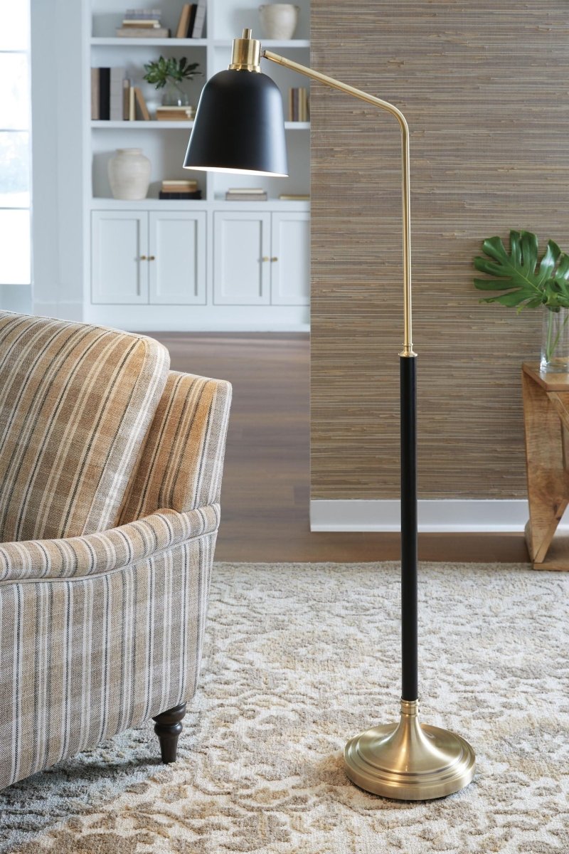 Clairwell - Metal Lamp Floor Lamps by Signature Design by Ashley® - Walls Furniture & Mattress