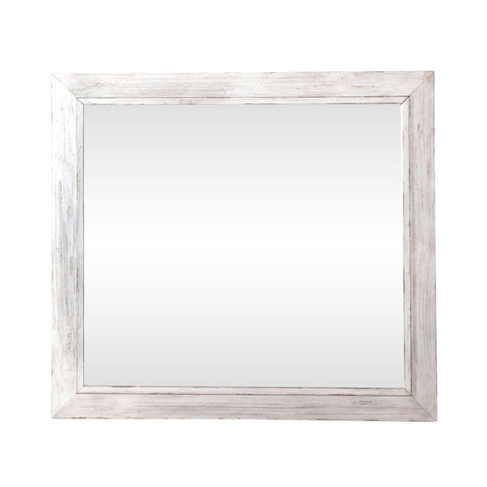 River Place - Mirror - White Bedroom Mirrors by Liberty Furniture - Walls Furniture & Mattress