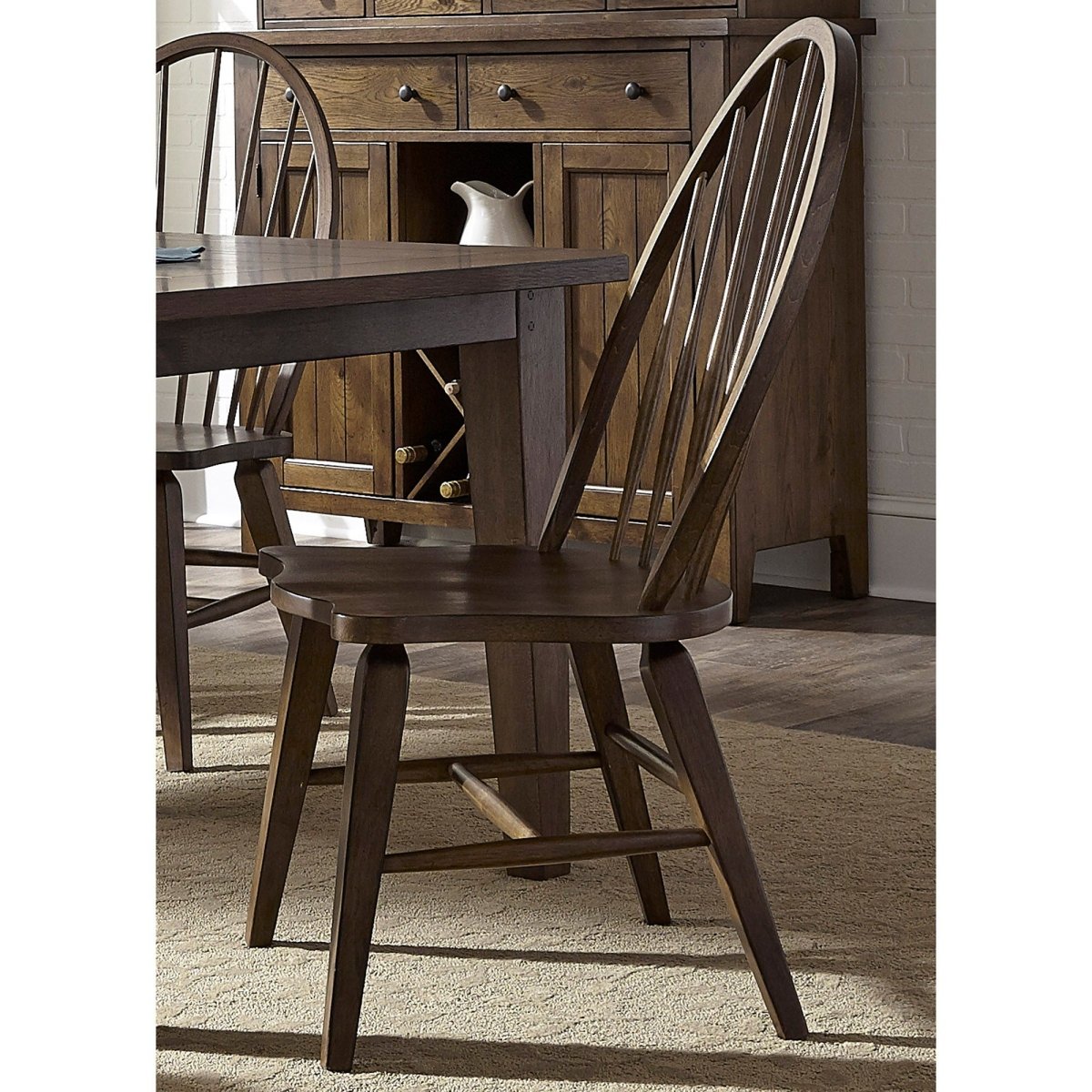 Hearthstone Ridge - Rectangular Table Set 5 Piece Dining Room Sets by Liberty Furniture - Walls Furniture & Mattress