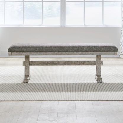 Hallendale - Upholstered Dining Bench (RTA) - White Upholstered Benches by Liberty Furniture - Walls Furniture & Mattress