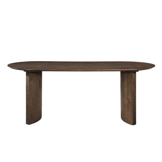 Kody - Oval Dining Table - Dark Walnut Dining Tables by New Classic - Walls Furniture & Mattress