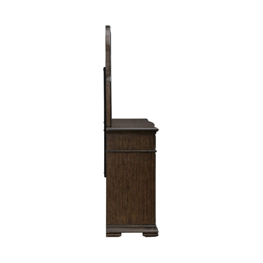 Provence Park - Dresser & Mirror - Brown Dresser & Mirror by Liberty Furniture - Walls Furniture & Mattress