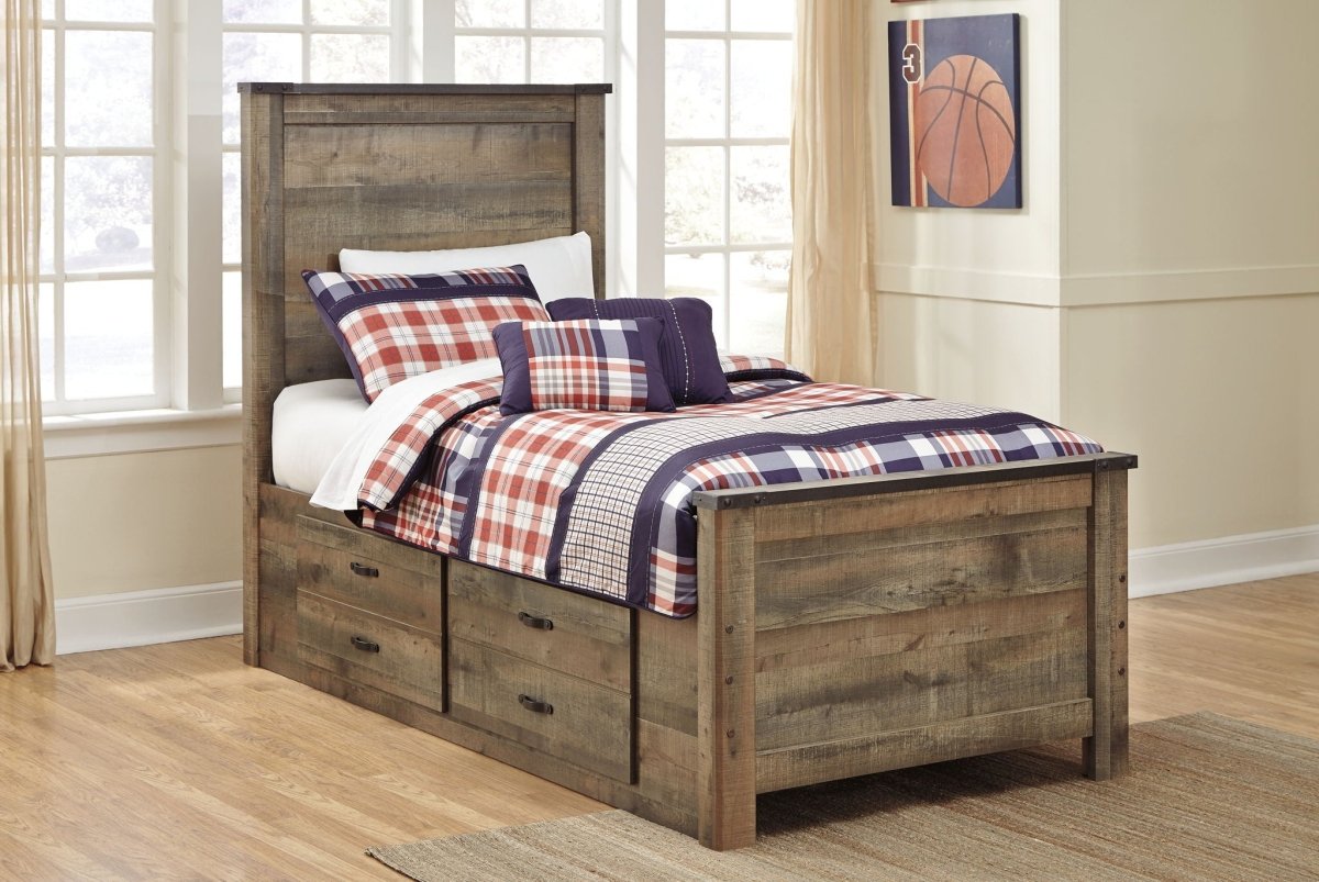 Trinell - Panel Bed Storage Beds by Signature Design by Ashley® - Walls Furniture & Mattress