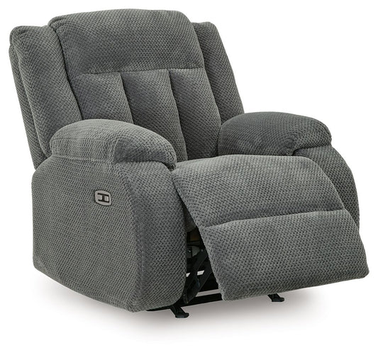 Observation - Power Rocker Recliner - Steel Rocker Chairs by Signature Design by Ashley® - Walls Furniture & Mattress