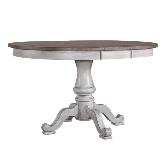 Ocean Isle - Pedestal Table - Antique White Dining Tables by Liberty Furniture - Walls Furniture & Mattress
