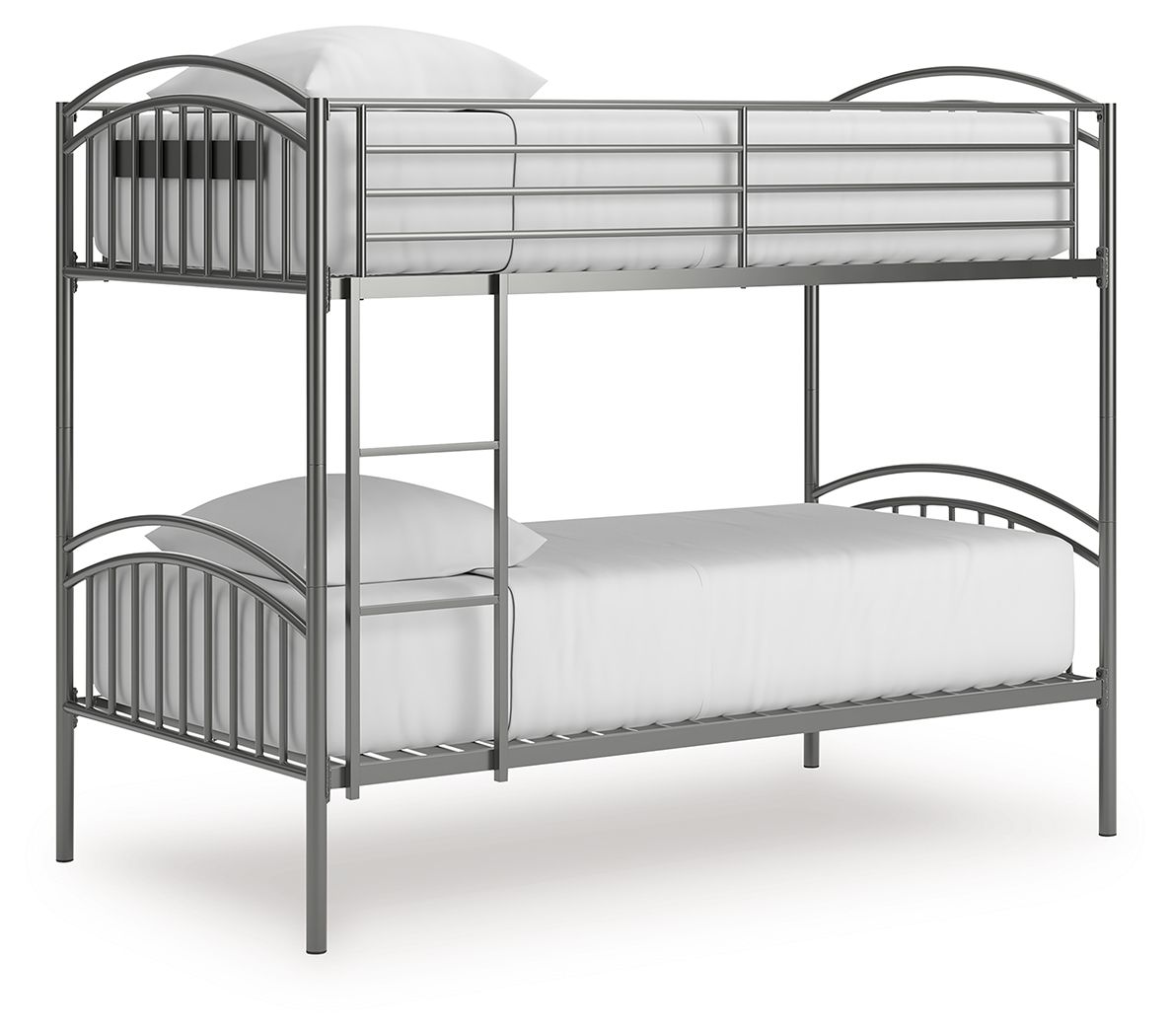 Lanceburg - Twin/Twin Bunk Bed With Ladder - Gray Bunk Beds by Signature Design by Ashley® - Walls Furniture & Mattress