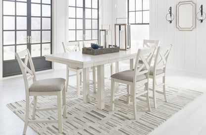 Robbinsdale - Rectangular Counter Height Dining Extension Table Set 7 Piece Dining Room Sets by Signature Design by Ashley® - Walls Furniture & Mattress
