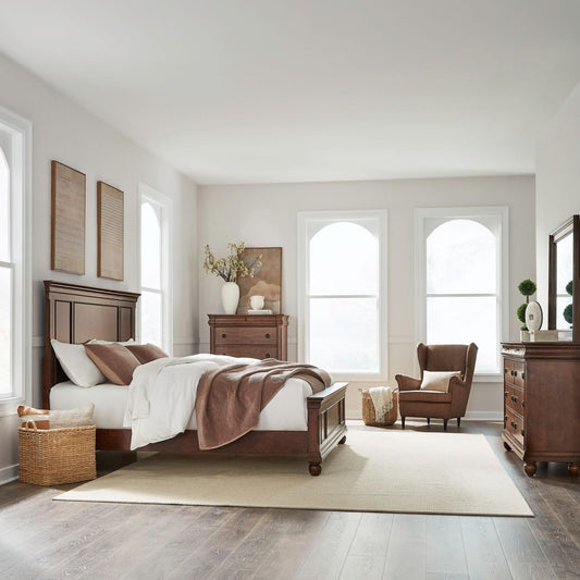Rustic Traditions - Panel Bedroom Set 3 Piece Bedroom Sets by Liberty Furniture - Walls Furniture & Mattress