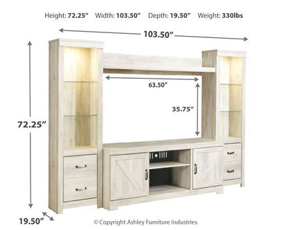 Bellaby - Entertainment Center Entertainment Centers by Signature Design by Ashley® - Walls Furniture & Mattress