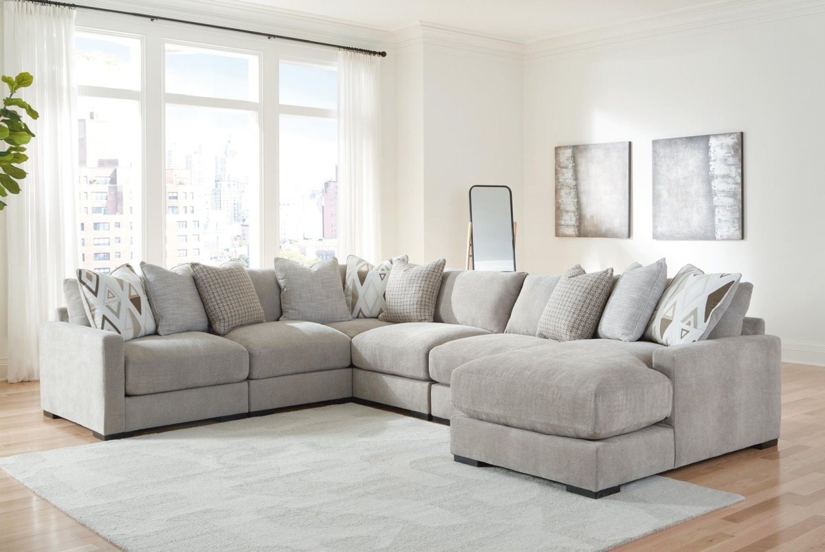 Aslan Court - Sectional Stationary Sectionals by Benchcraft® - Walls Furniture & Mattress