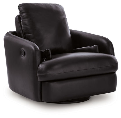 ModMax II - Swivel Glider Recliner - Black Swivel Glider Chairs by Signature Design by Ashley® - Walls Furniture & Mattress